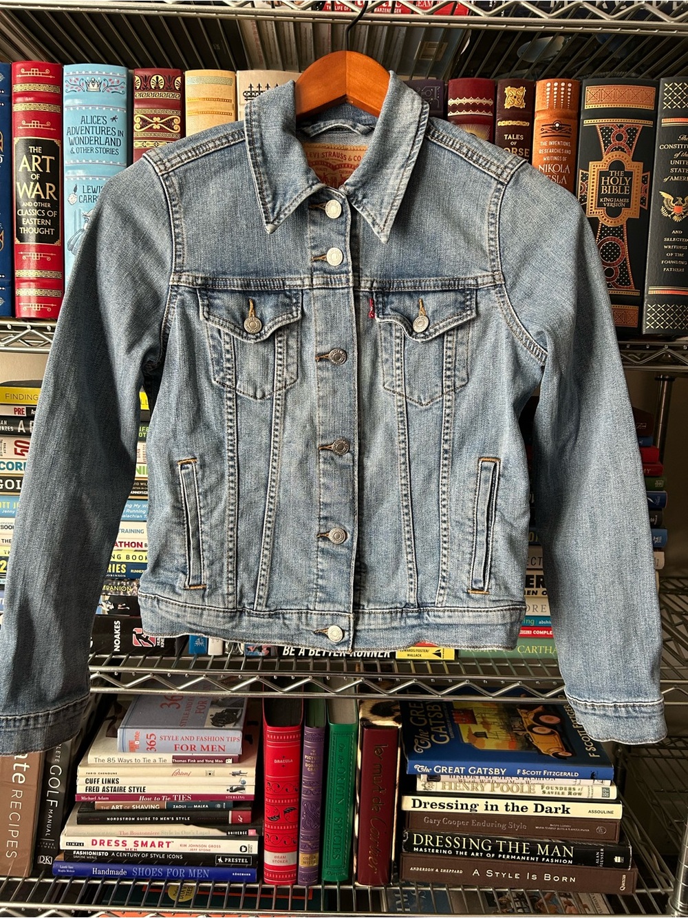 Levi's Light Wash Blue Denim Women’s Jacket Size Small